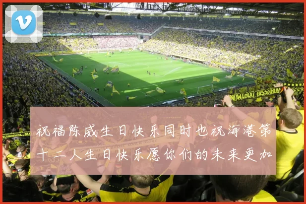 祝福陈威生日快乐同时也祝海港第十二人生日快乐愿你们的未来更加辉煌